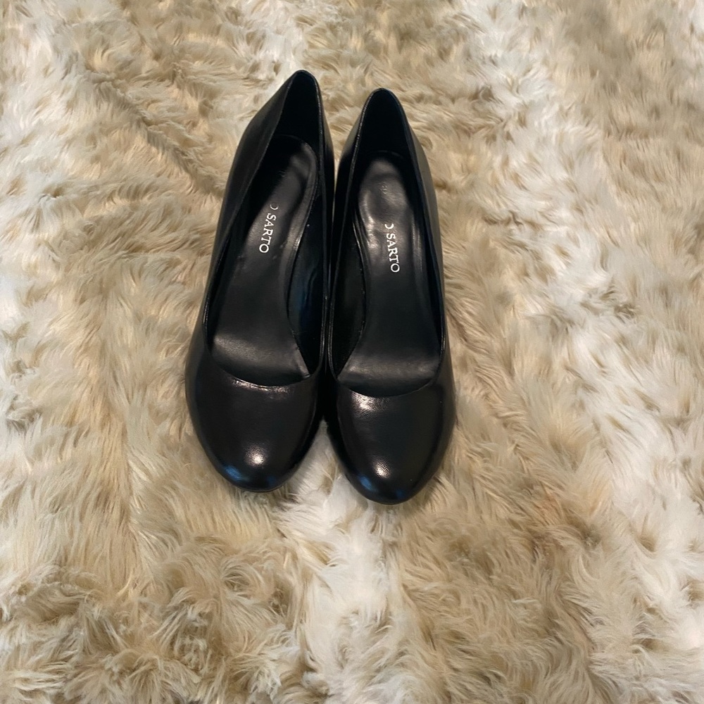 Franco Sarto Black Heels
